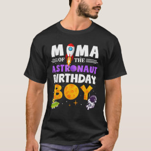 Camiseta Mamá del astronauta tema del espacio del cumpleaño