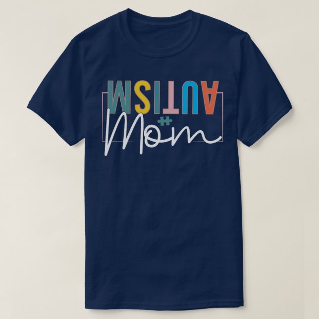 Camiseta Mamá del autismo (Diseño del anverso)