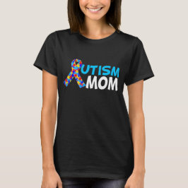 Camiseta Mamá del autismo oscura