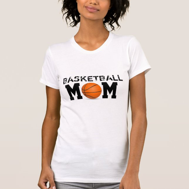 Camiseta Mamá del baloncesto (Anverso)