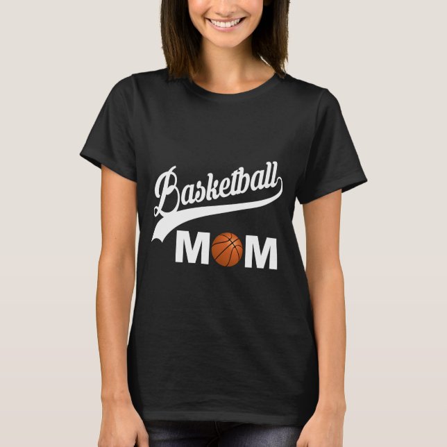 Camiseta Mamá del baloncesto (Anverso)