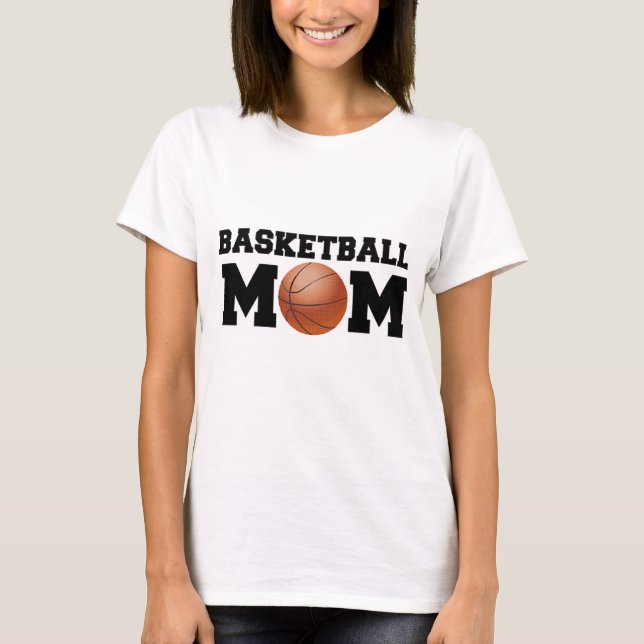 Camiseta Mamá del baloncesto (Anverso)