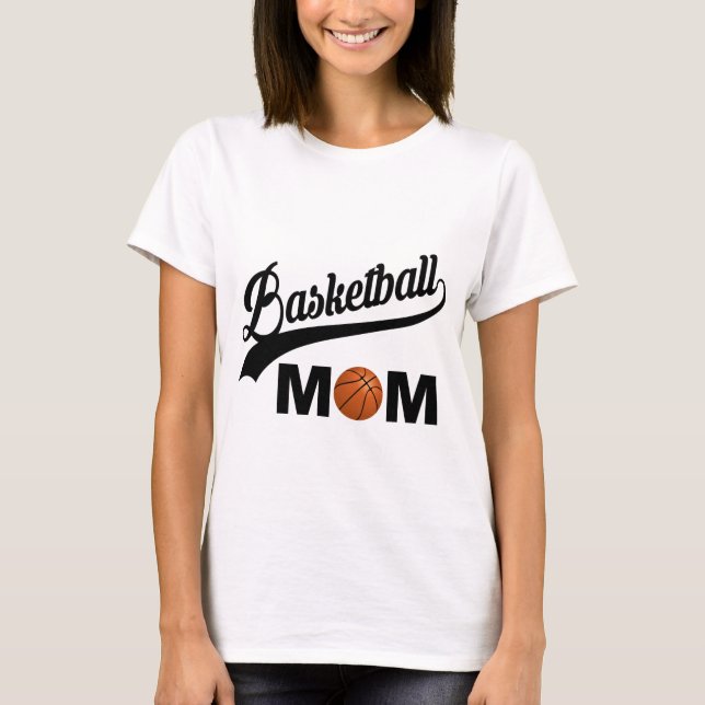 Camiseta Mamá del baloncesto (Anverso)