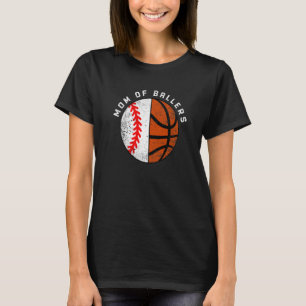 Camiseta Mamá Del Baloncesto De Béisbol