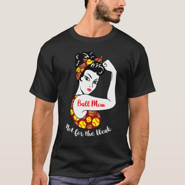 Camiseta Mamá Del Baloncesto No Por La Semana Madre Del Bal (Anverso)