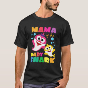 Camiseta Mamá Del Bebé Tiburón Cumpleaños Mamá Tiburón