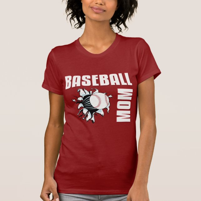 Camiseta Mamá del béisbol (Anverso)