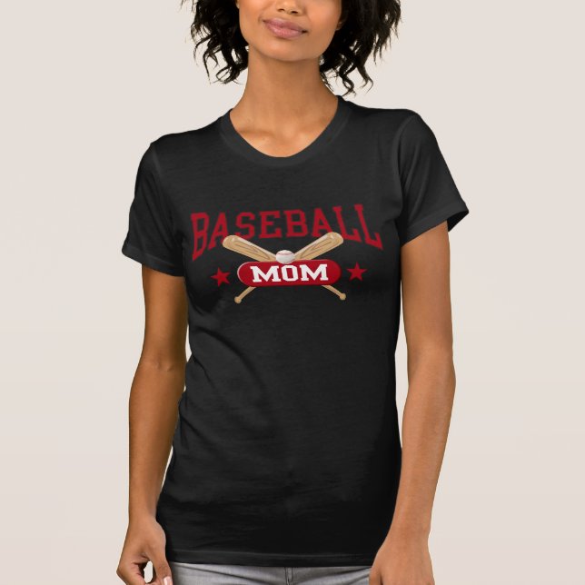 Camiseta Mamá del béisbol (Anverso)