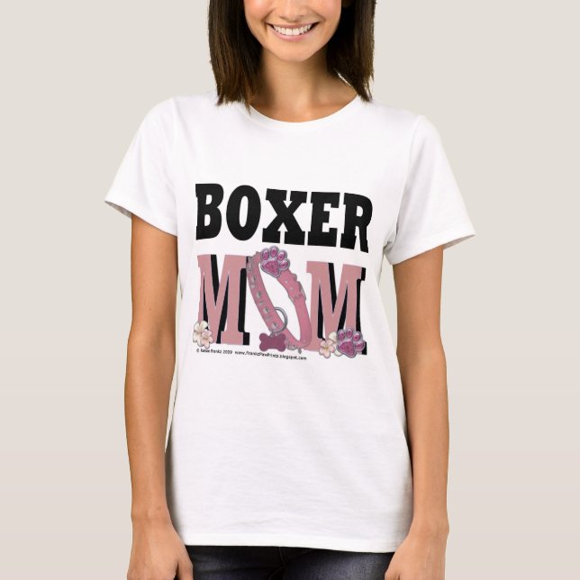 Camiseta MAMÁ del boxeador (Anverso)