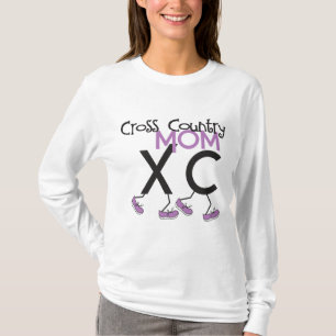 Camiseta Mamá del campo a través - madre del corredor XC