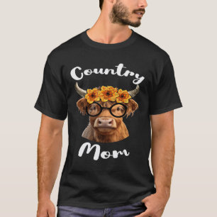 Camiseta Mamá del campo para Mamá Granjera o Mamá Vaca de u