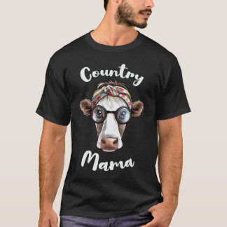 Camiseta Mama del Campo para Mamá Granjera o Vaca Mamá de u