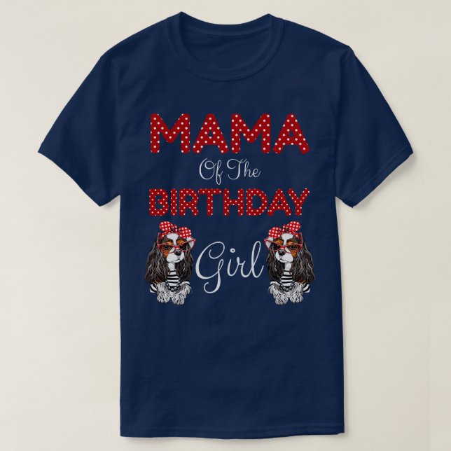 Camiseta Mamá Del Chica De Cumpleaños (Diseño del anverso)