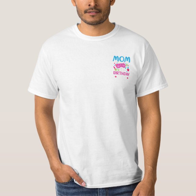 Camiseta Mamá Del Chica De Cumpleaños (Anverso)