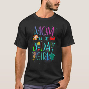 Camiseta Mamá Del Chica De Cumpleaños De La Familia De Mata