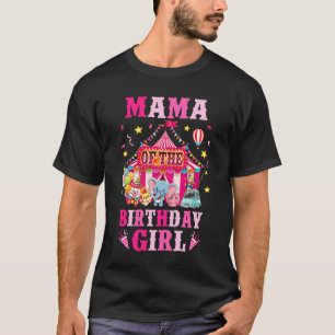 Camiseta Mamá Del Chica De Cumpleaños Familia Del Carnaval 