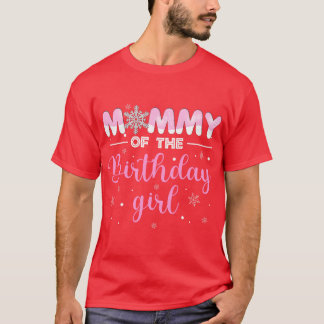 Camiseta Mamá del Chica de cumpleaños invierno de Holanda 1