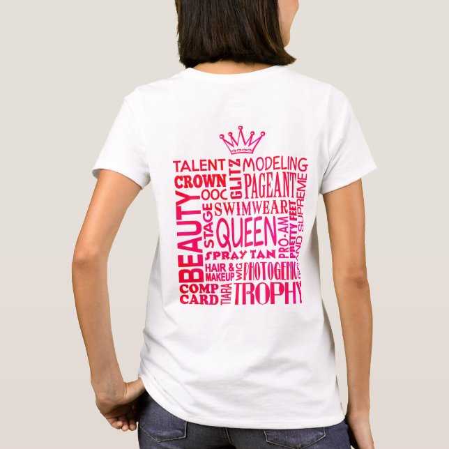 Camiseta Mamá del concurso - Palabras del concurso de belle (Reverso)