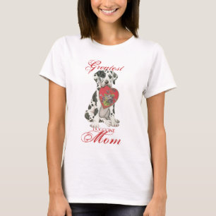 Camiseta Mamá del corazón de great dane