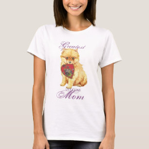 Camiseta Mamá del corazón de Pomeranian