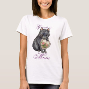Camiseta Mamá del corazón del Schipperke