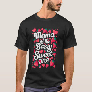 Camiseta Mamá del Cumpleañero Dulce de Fresa