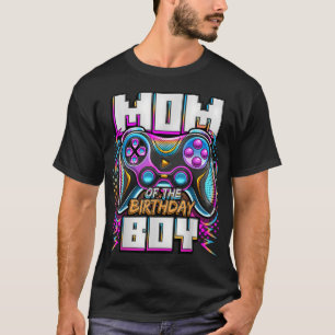 Camiseta Mamá Del Cumpleañero Juego De Video A Juego