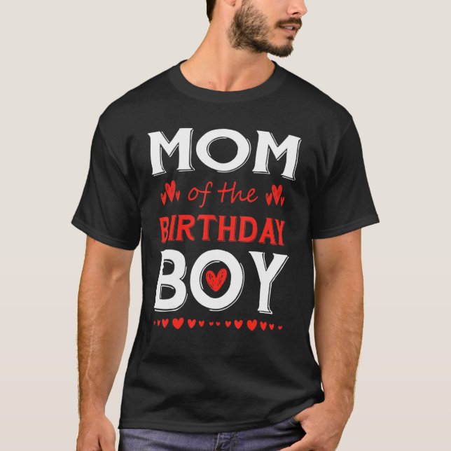 Camiseta Mamá del cumpleaños cute fiesta familiar (Anverso)