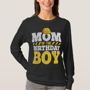 Camiseta Mamá del cumpleaños de construcción