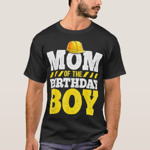 Camiseta Mamá del cumpleaños de construcción
