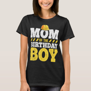Camiseta Mamá del cumpleaños de construcción