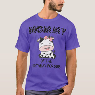 Camiseta Mamá del cumpleaños de la granja Chica