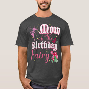 Camiseta Mamá Del Cumpleaños De La Princesa Chica Mushroom 