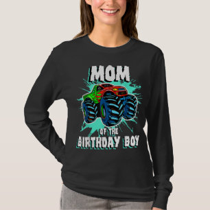 Camiseta Mamá del cumpleaños del monstruo de un bebé