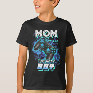 Camiseta Mamá Del Cumpleaños Del Niño Videojuego Cumpleaños