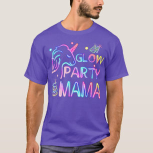 Camiseta Mamá Del Cumpleaños Familia De Chicas Unicornios