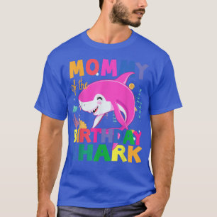 Camiseta Mamá del cumpleaños, hijo de tiburón cumpleaños, m