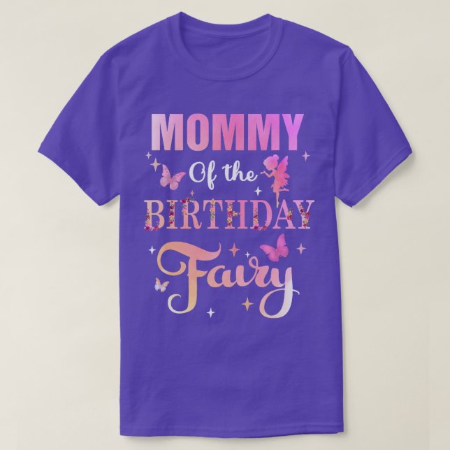 Camiseta Mamá Del Cumpleaños Princesa Chica Fiesta De (Diseño del anverso)