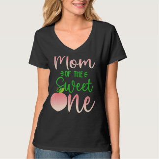 Camiseta Mamá Del Cumpleaños Un Peach Primera Fama De Fruta