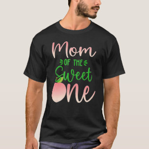 Camiseta Mamá Del Cumpleaños Un Peach Primera Fama De Fruta