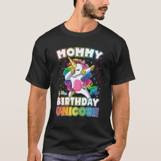 Camiseta Mamá Del Cumpleaños Unicornio Dabbing Unicorn Mamá