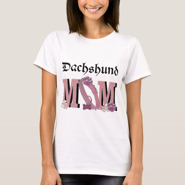 Camiseta MAMÁ del Dachshund (Anverso)