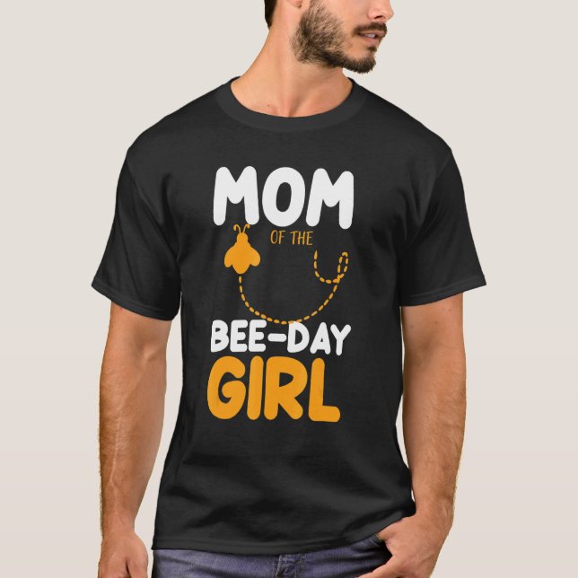 Camiseta Mamá Del Día De La Abeja Chica Abeja Abeja Miel (Anverso)
