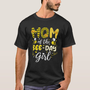 Camiseta Mamá Del Día De La Abeja Chica Cute Primer Cumplea