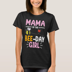 Camiseta Mamá Del Día De La Abeja Chica Honey Beekeeper Bee