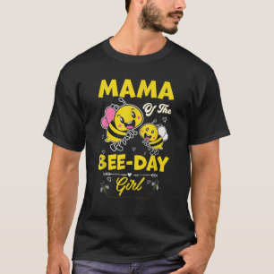 Camiseta Mamá Del Día De La Abeja Familia Chica Coincidiend