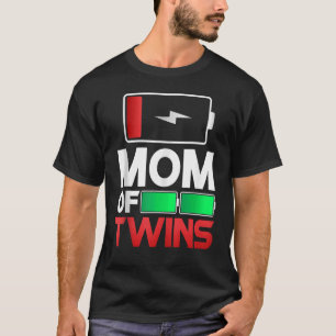 Camiseta Mamá del Día de la Madre de los Gemelos