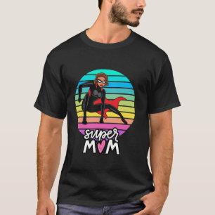 Camiseta Mamá del Día de la Madre, una superheroína diverti