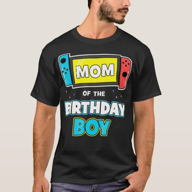 Camiseta Mamá del divertido juego de video Birthday Boy (Anverso)