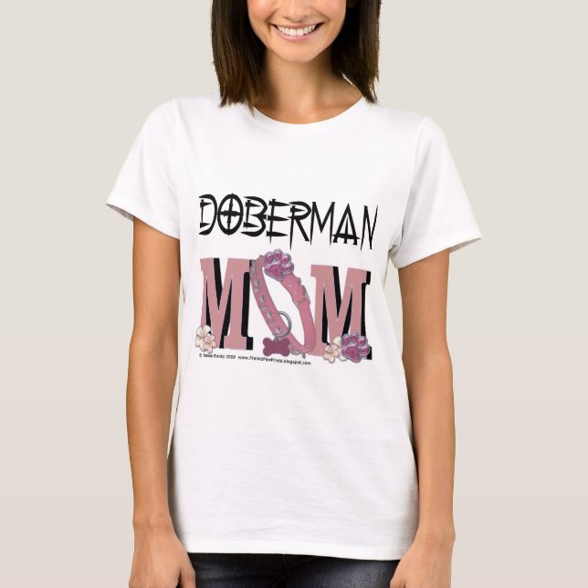 Camiseta MAMÁ del Doberman (Anverso)